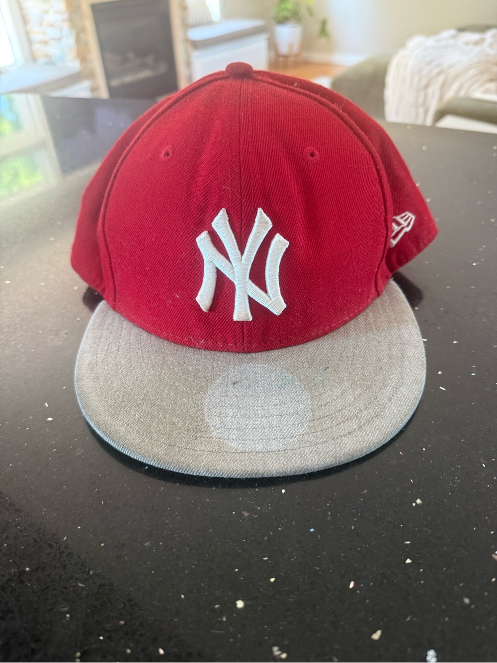 New Era Red and Gray New York Yankees Snapback Hat